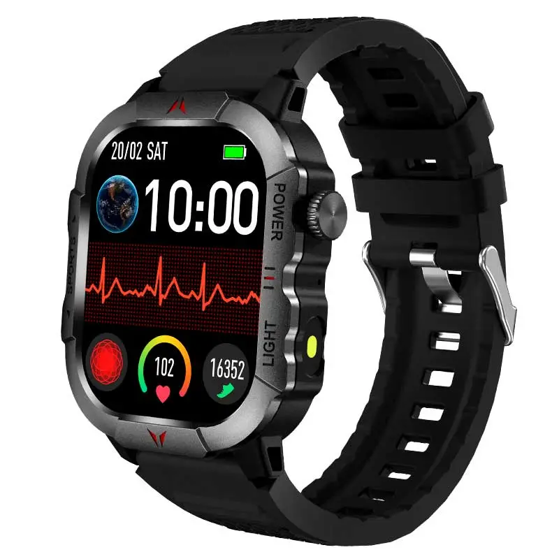 VO532 Rugged Round Alloy Outdoor Fitness Tracker
