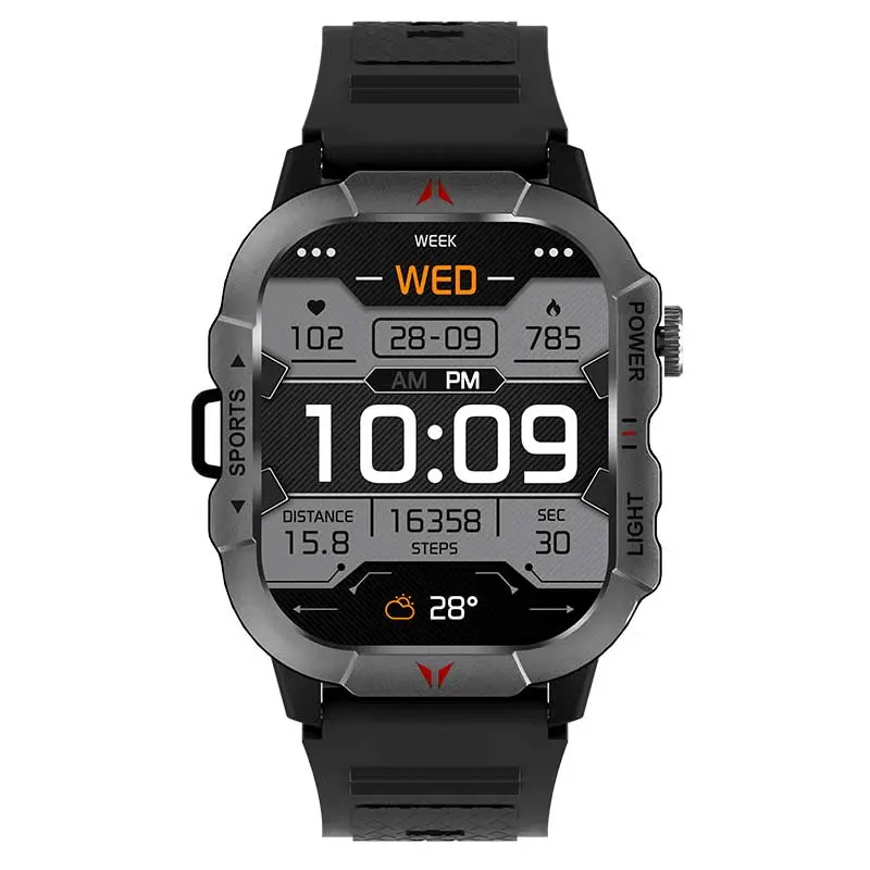 VO532 Rugged Round Alloy Outdoor Fitness Tracker
