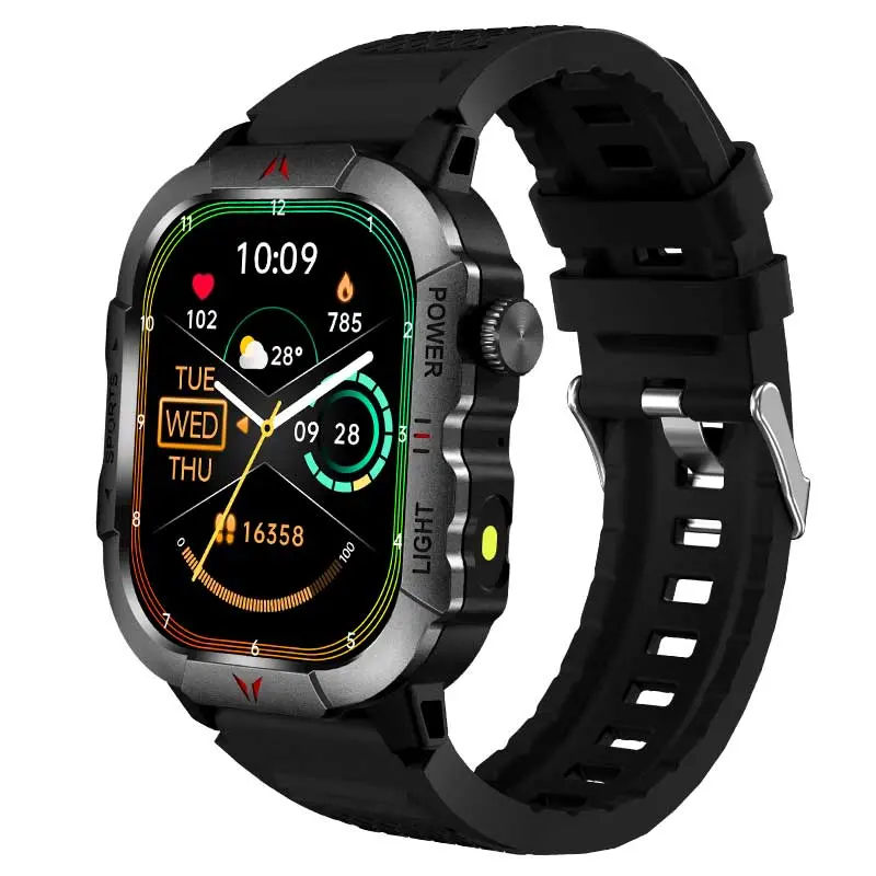 VO532 Rugged Round Alloy Outdoor Fitness Tracker