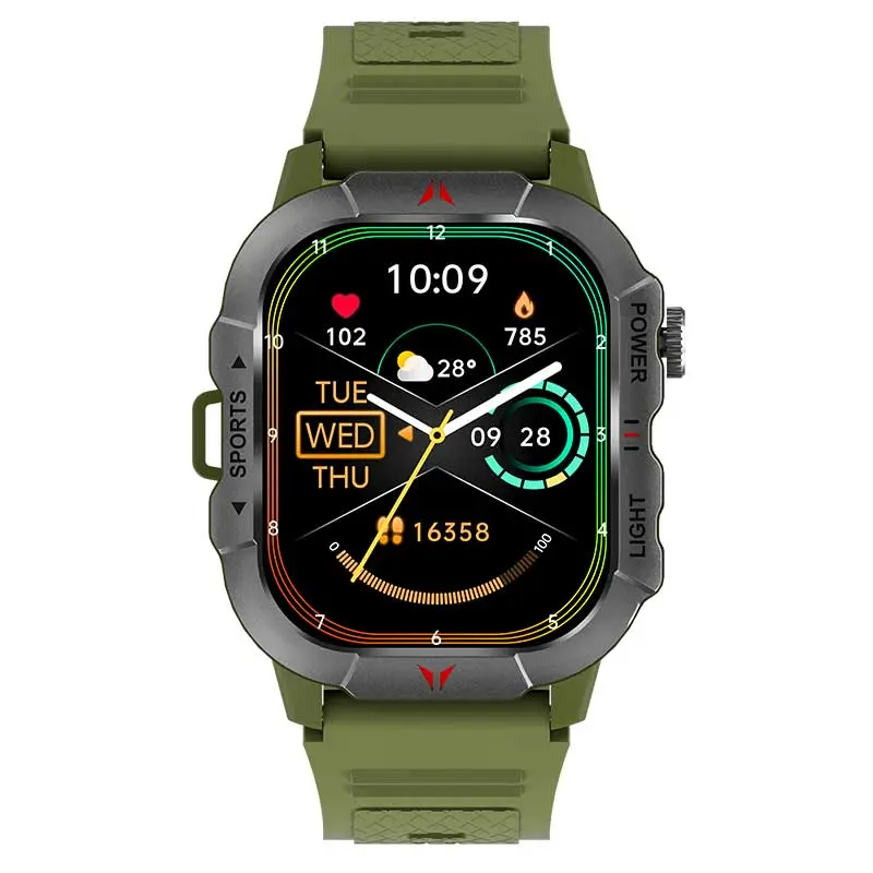 VO532 Rugged Round Alloy Outdoor Fitness Tracker