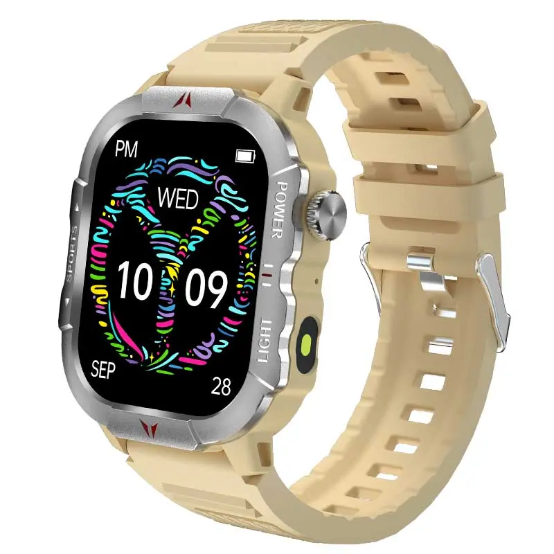VO532 Rugged Round Alloy Outdoor Fitness Tracker