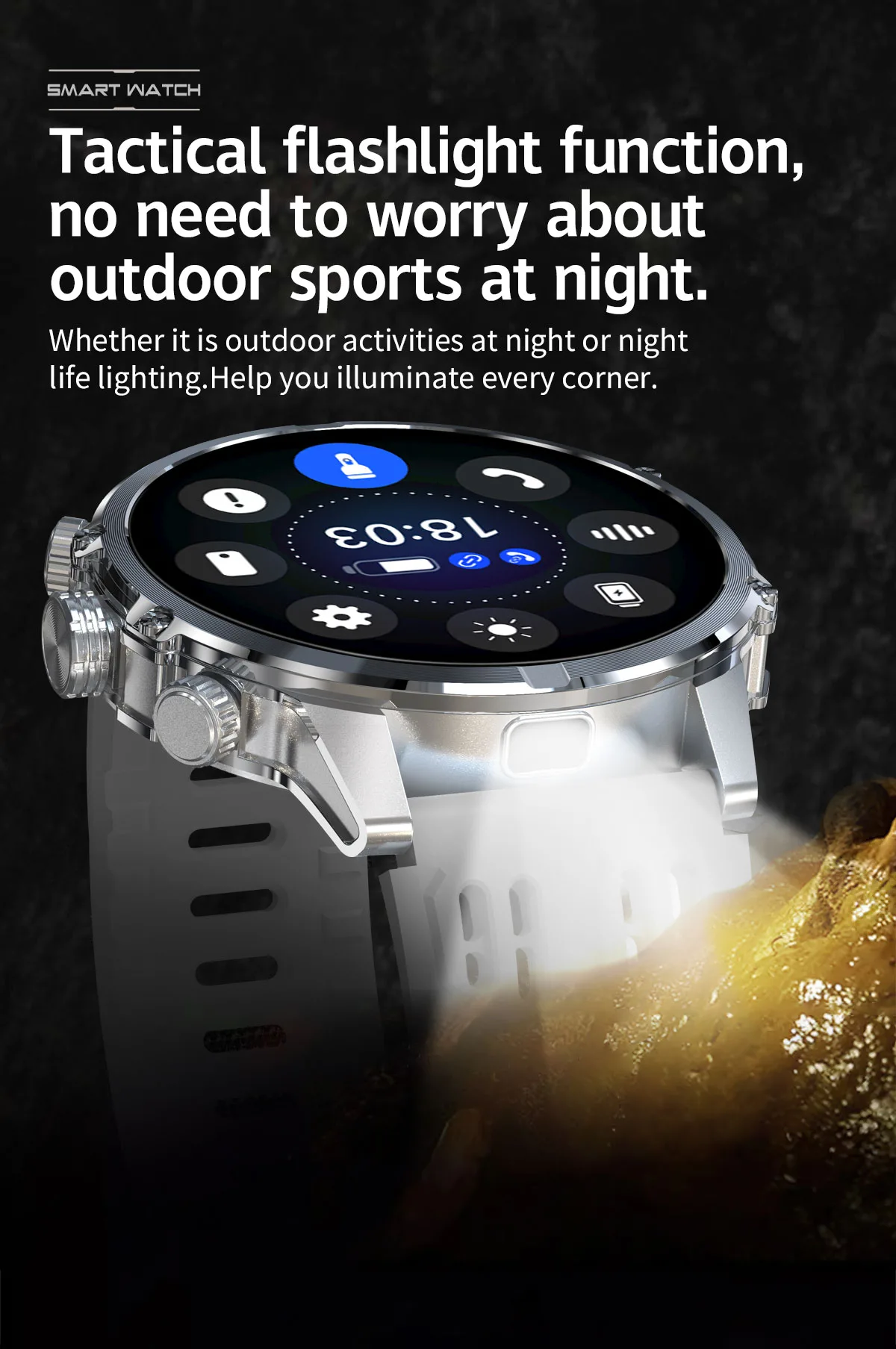 Vositone VO543 smartwatch - Professional AMOLED screen with stock market alerts