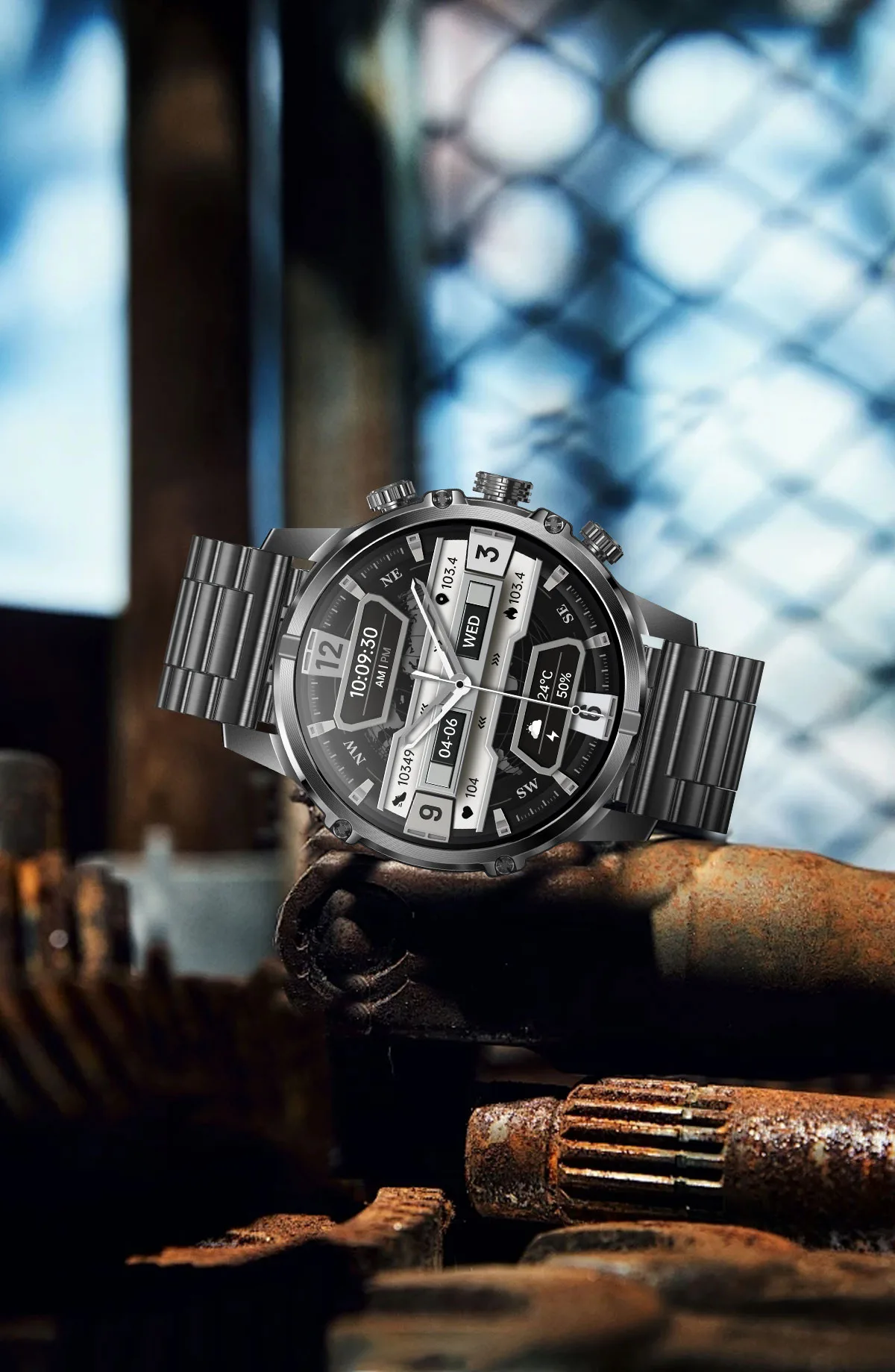 Vositone VO543 smartwatch - AMOLED clarity meets executive style