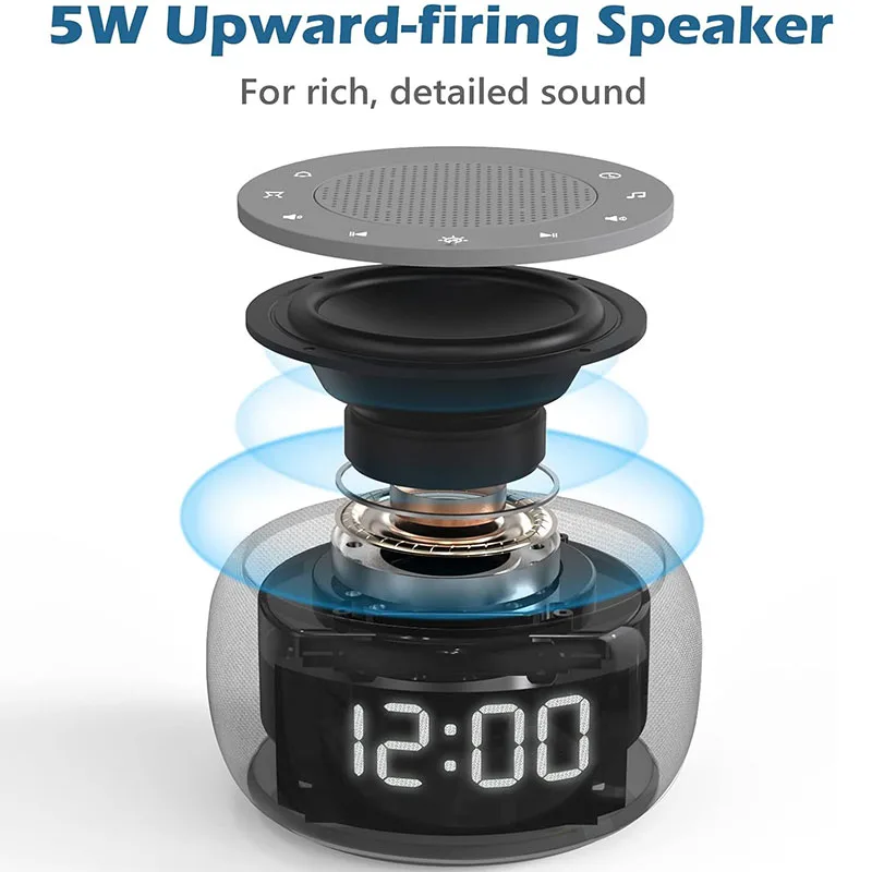 Sleep Master: White Noise Machine with Smart Alarm & Mood Lighting