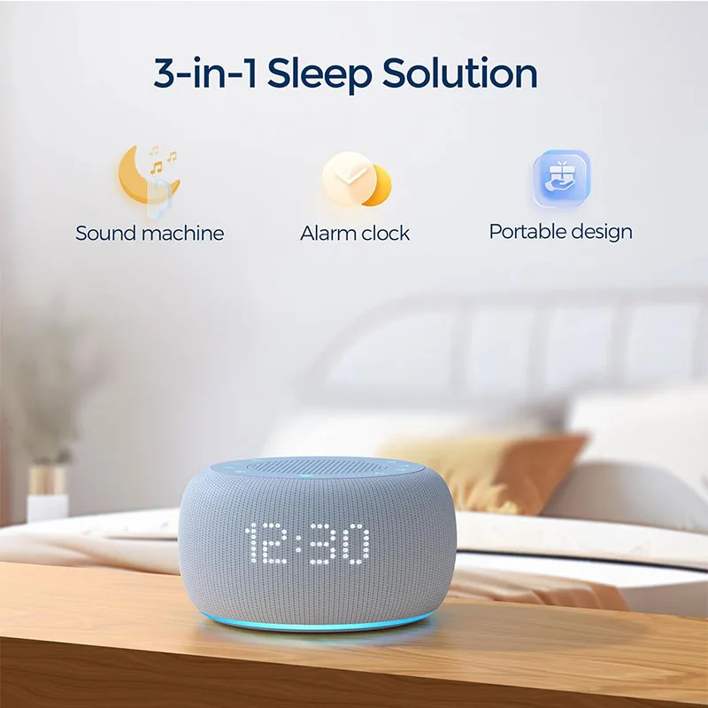 All-in-One Sleep Aid: Vositone SM2501 White Noise & Sunrise Alarm Clock
