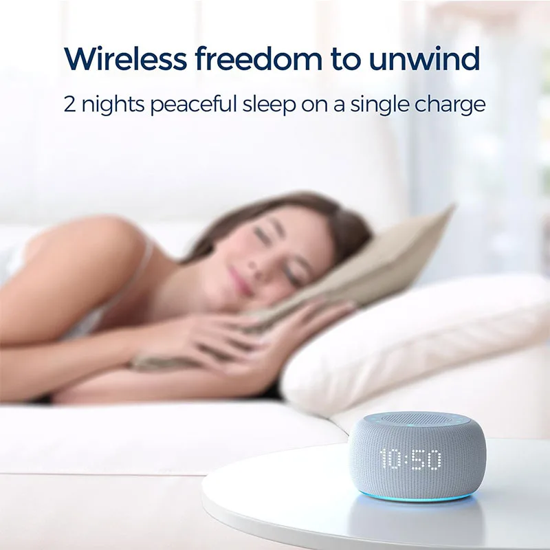 All-in-One Sleep Aid: Vositone SM2501 White Noise & Sunrise Alarm Clock