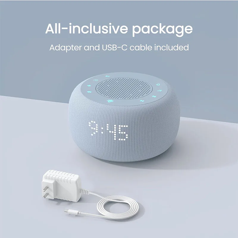 All-in-One Sleep Aid: Vositone SM2501 White Noise & Sunrise Alarm Clock