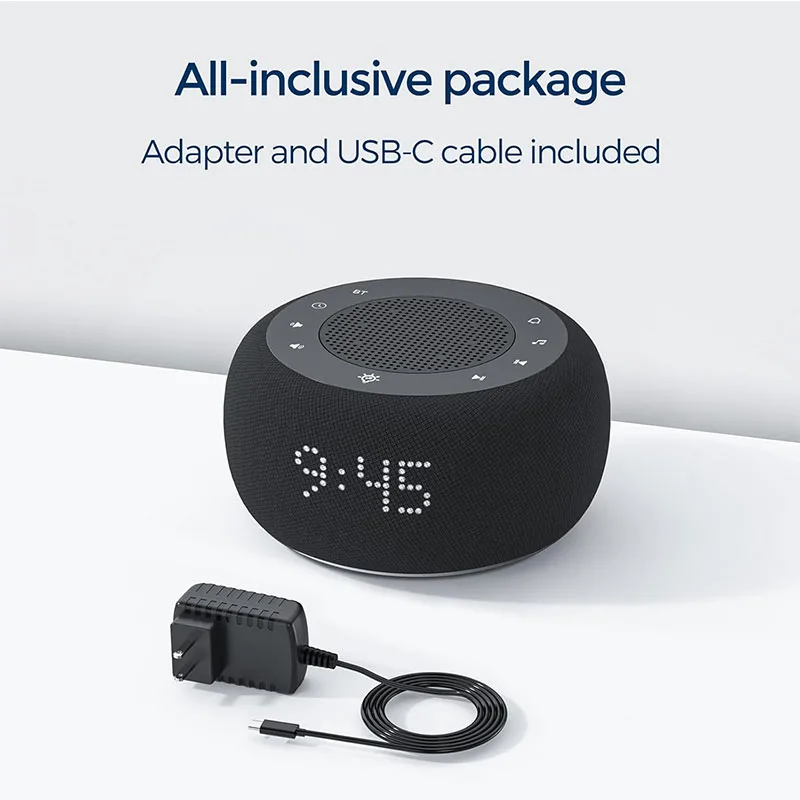 All-in-One Sleep Aid: Vositone SM2501 White Noise & Sunrise Alarm Clock