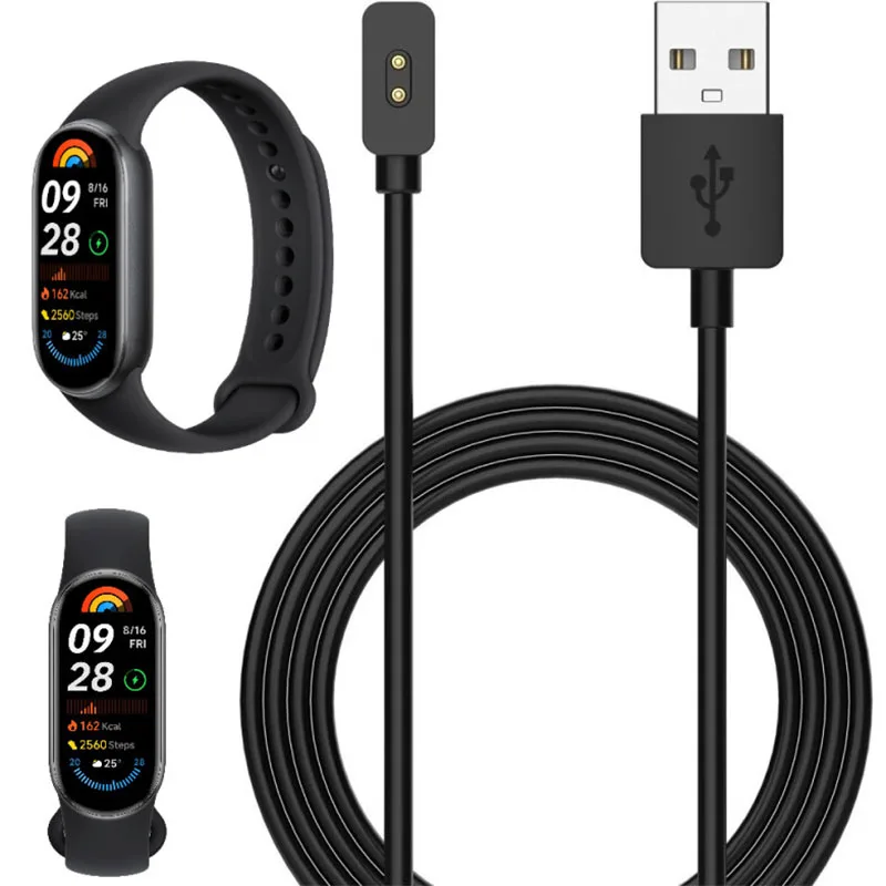 3-in-1 Magnetic Charging Cable Compatible with Mi Band 7/8/9 (USB-A Connector)