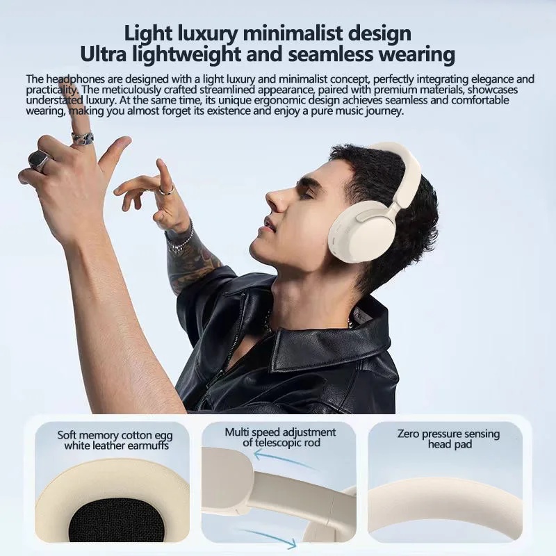 ANC/ENC ANC2506 Wireless Headphones: Hi-Res Audio, Zero Distractions