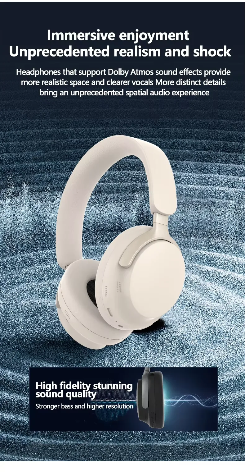 Vositone ANC2506 touch controls adjusting volume on wireless headphones
