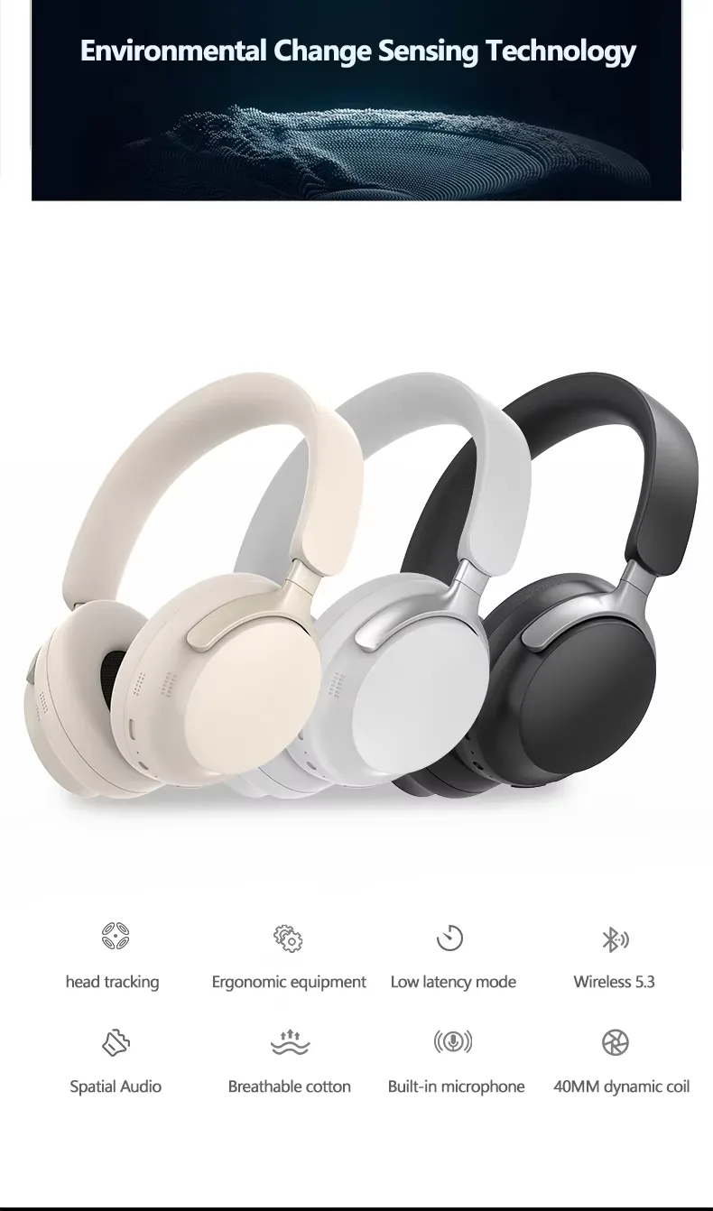 Vositone ANC2506 Hybrid ANC headphones blocking airplane noise