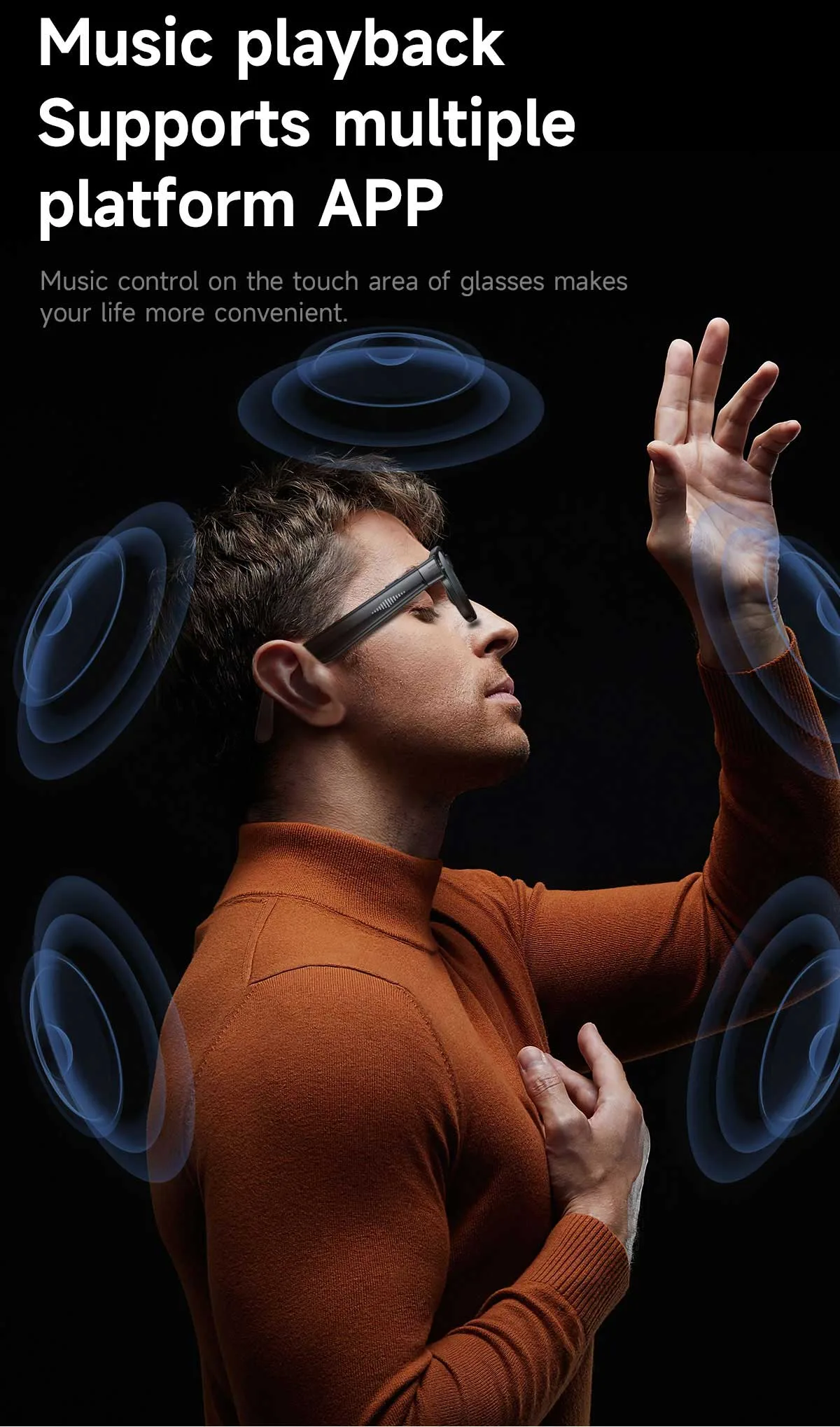 Engineer overlaying 3D blueprints using Vositone smart glasses on-site