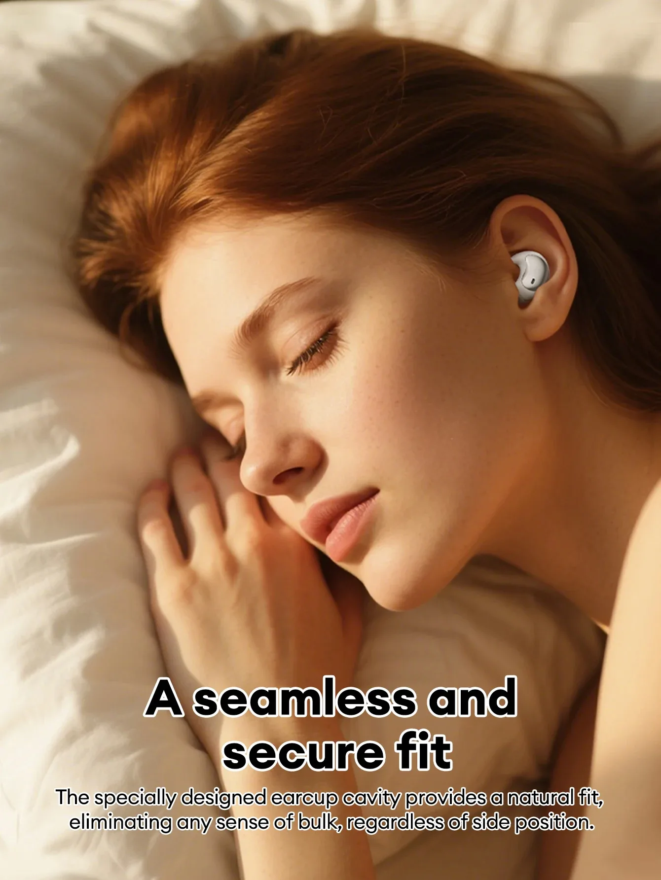 Vositone V83 demonstrating comfortable sleep position