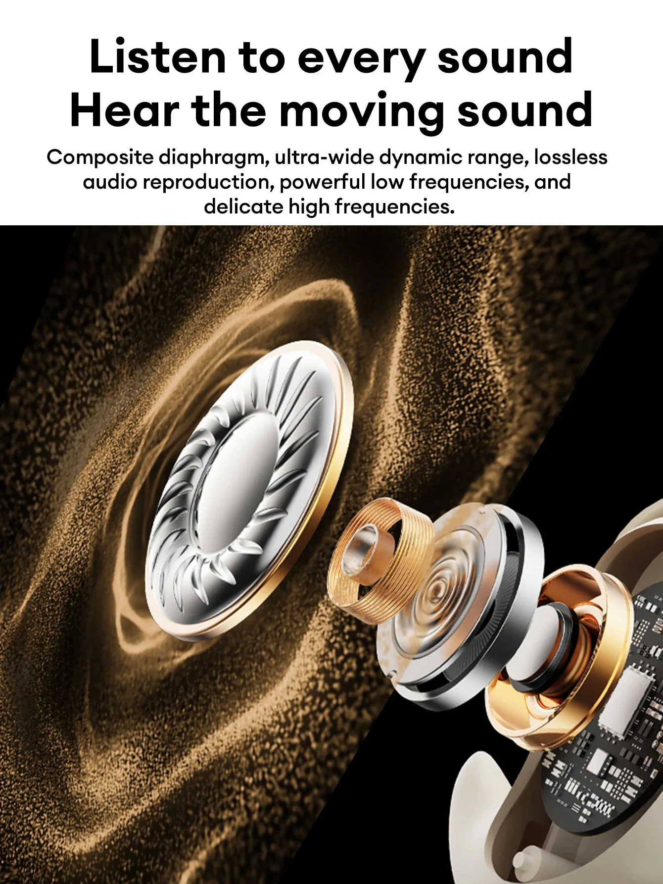 Wireless sleep earbuds with passive noise cancellation