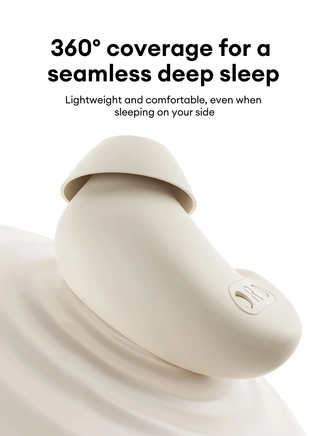 V83 sleep earbuds in use during nighttime