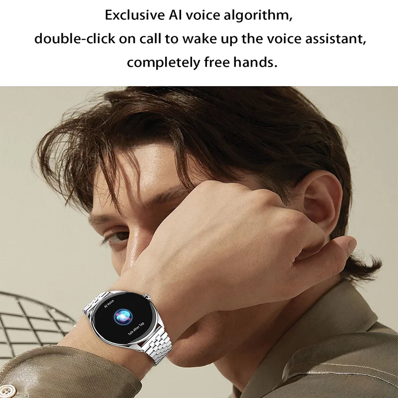 VO539 Ultra-Thin Waterproof Smartwatch, AMOLED Display, Health Monitoring