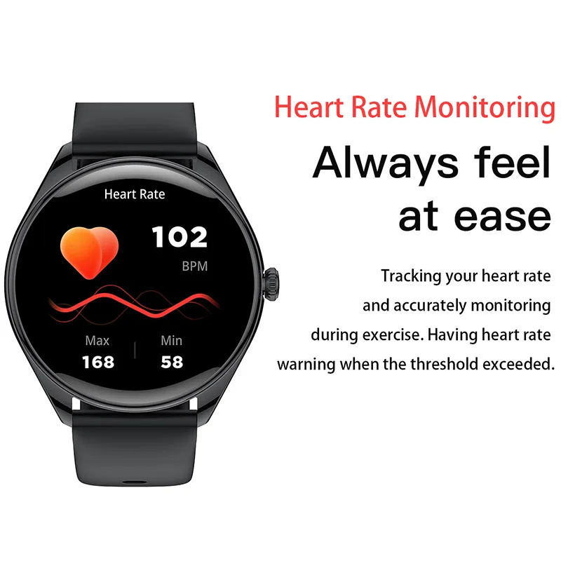 VO539 Ultra-Thin Waterproof Smartwatch, AMOLED Display, Health Monitoring