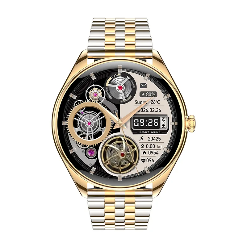 VO539 Ultra-Thin Waterproof Smartwatch, AMOLED Display, Health Monitoring