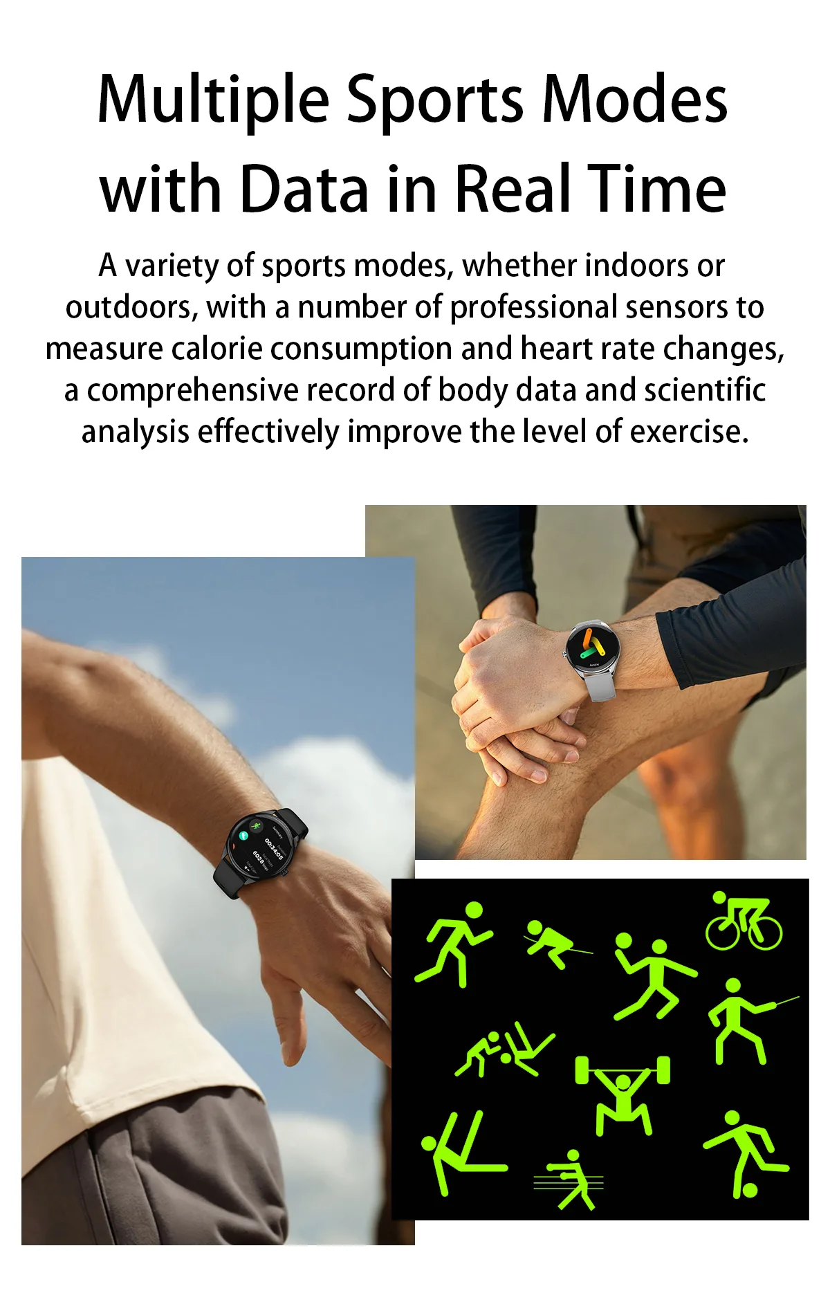 Modern Vositone VO539 smartwatch - 1.43" AMOLED screen with health tracking