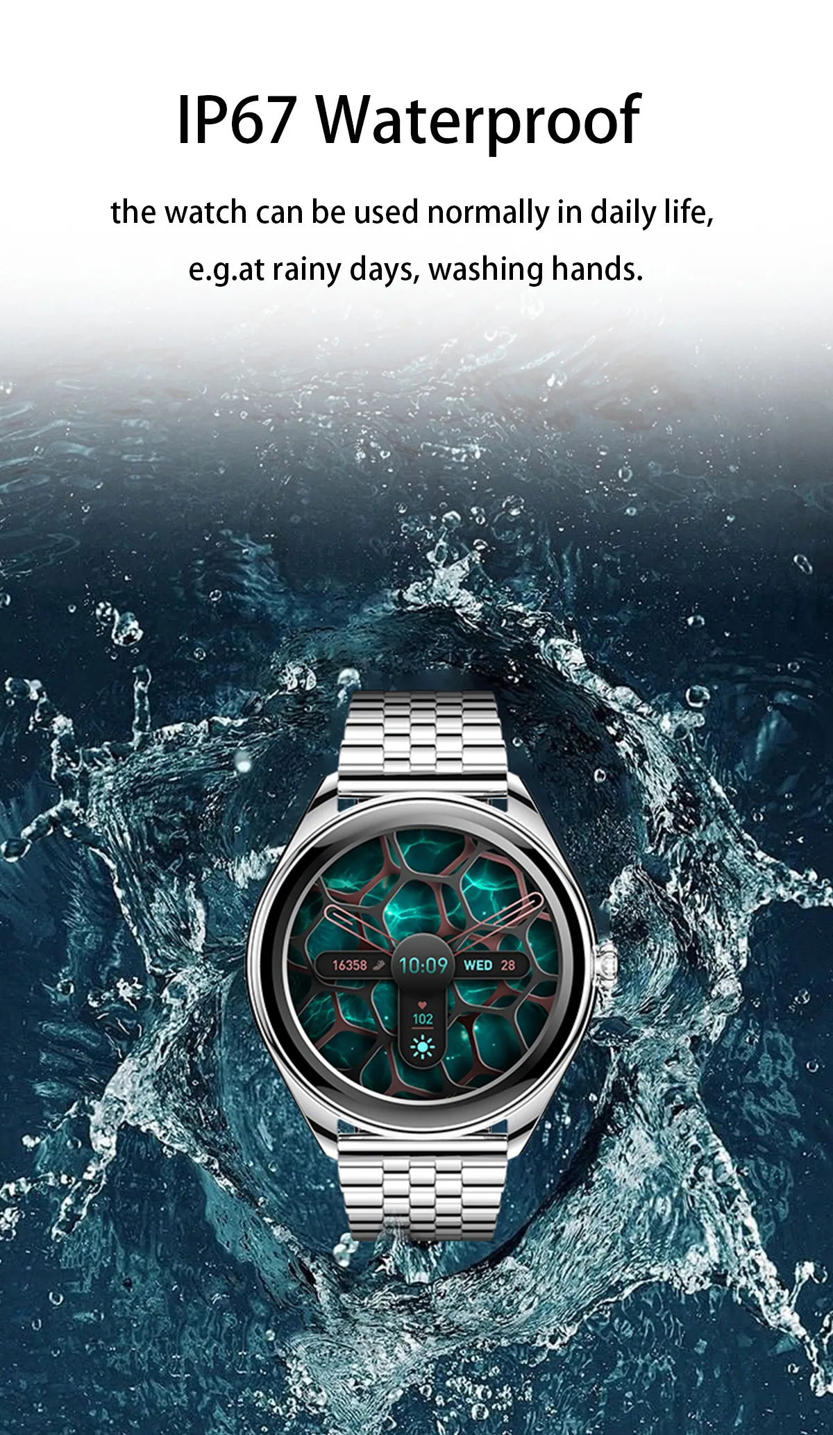 Fashion-chic Vositone VO539 - 1.43" AMOLED screen with waterproof design