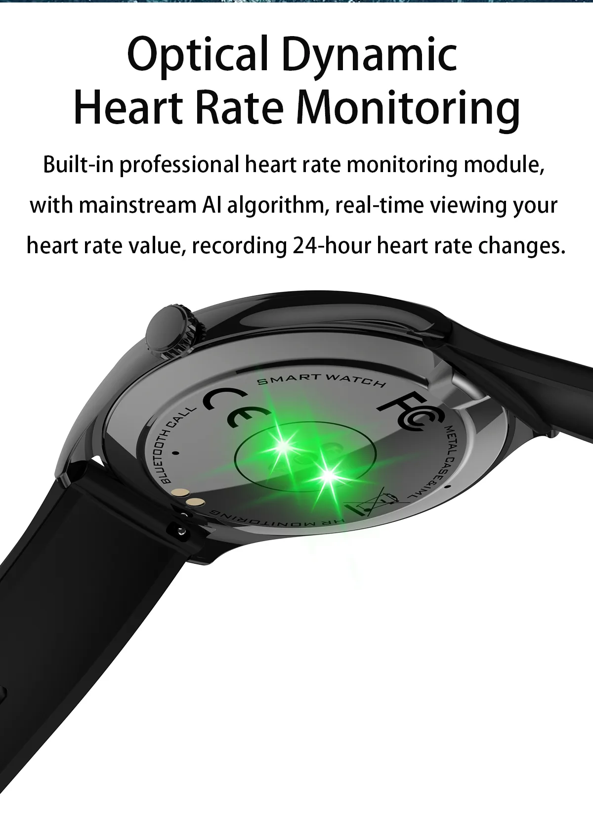 Vositone VO539 smartwatch - 1.43" AMOLED display with ultra-thin bezel
