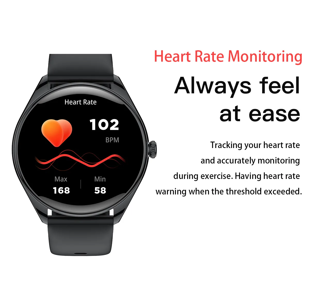 Stylish Vositone VO539 smartwatch - AMOLED touchscreen with fashion-forward design