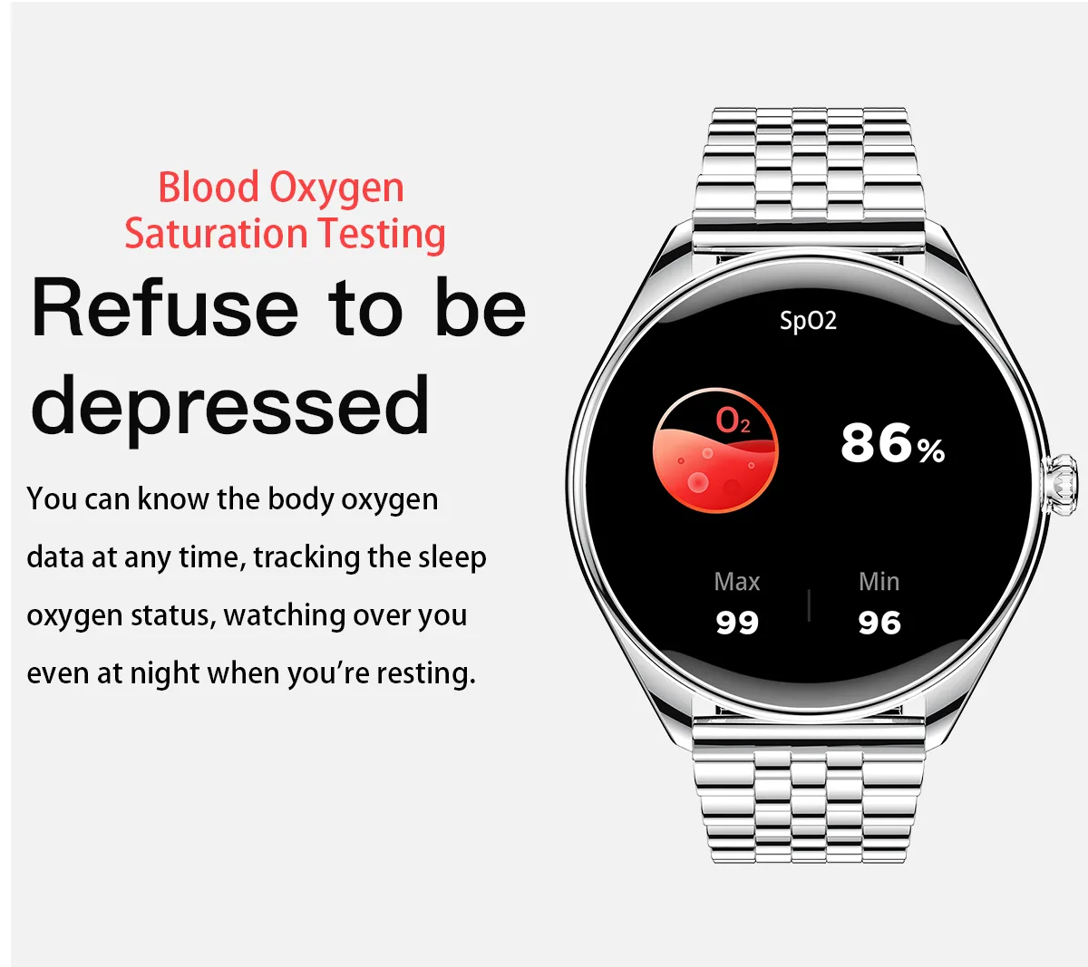 Vositone VO539 - Fashion smartwatch with 1.43" AMOLED screen and slim design