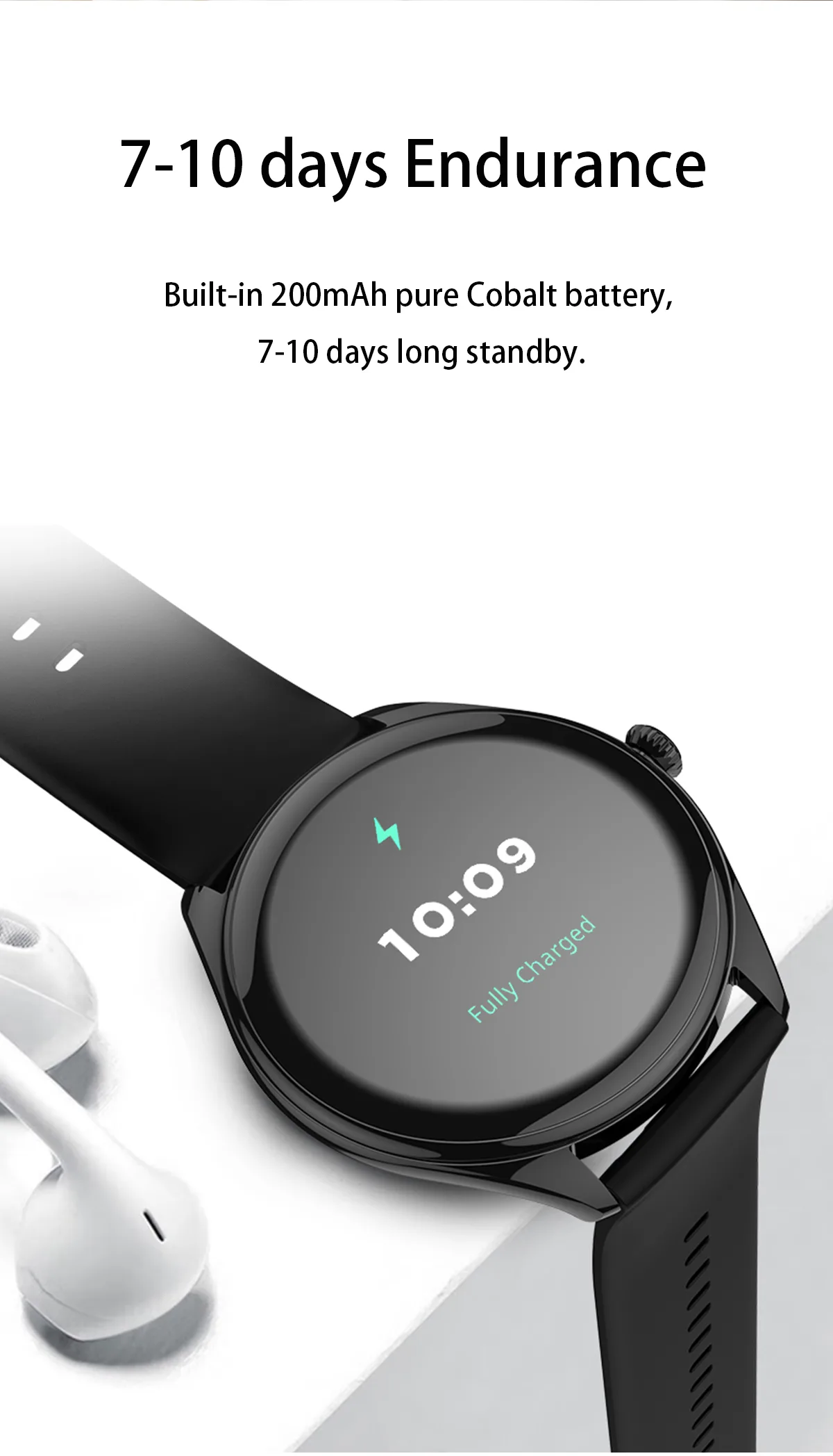 Ultra-thin Vositone VO539 smartwatch - stylish design with AMOLED display