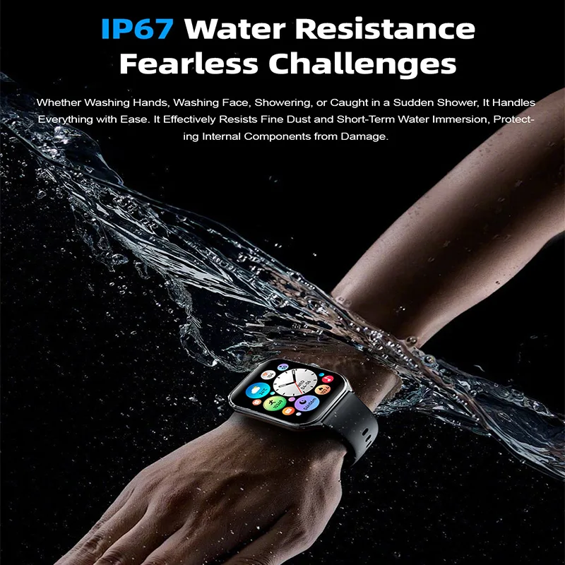 VO547 Ultra-Thin Waterproof Smartwatch, AMOLED Display, Health Monitoring