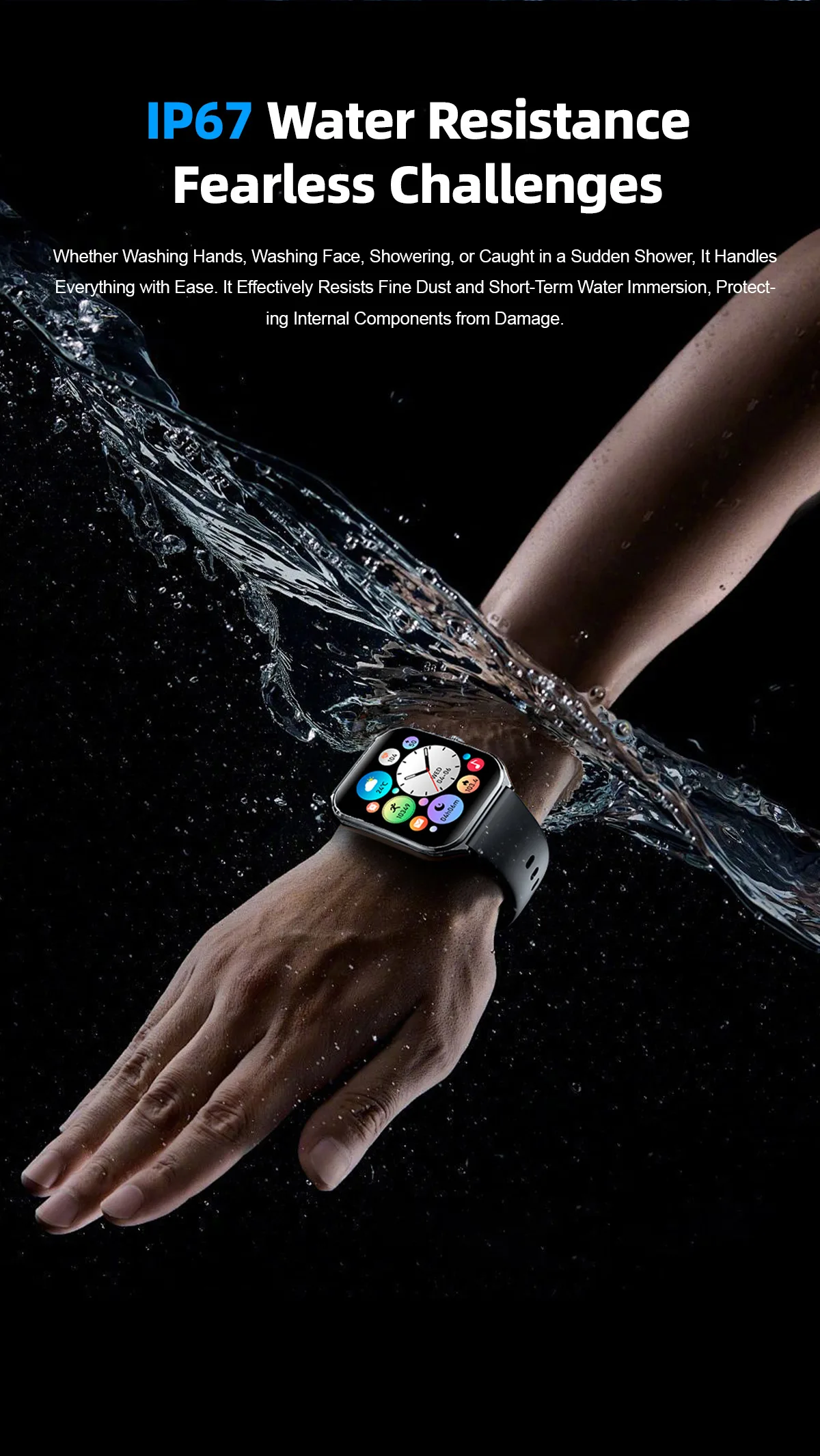 Vositone VO547 smartwatch - AMOLED brilliance in ultra-thin design