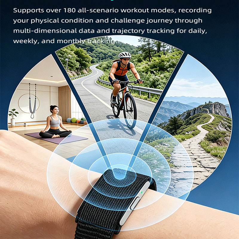 VN107ECG Screenless Fitness Wristband – ECG Heart Rate Monitor & Activity Tracker
