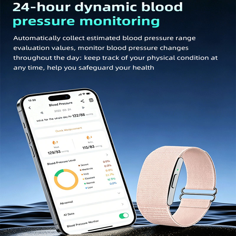 VN107ECG Screenless Fitness Wristband – ECG Heart Rate Monitor & Activity Tracker