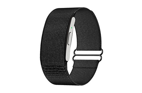 Vositone VN107ECG screenless fitness wristband front view black
